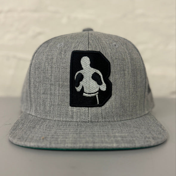 Black and Grey B Logo Snapback