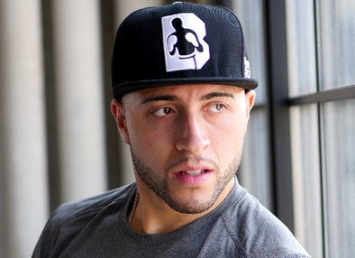 White B Logo Snapback
